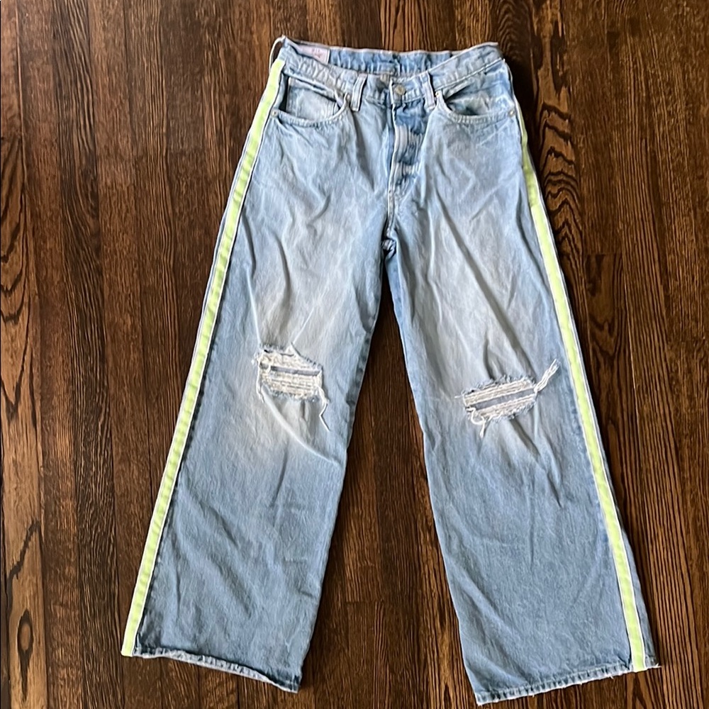 Gap wide baggy low-rise jean